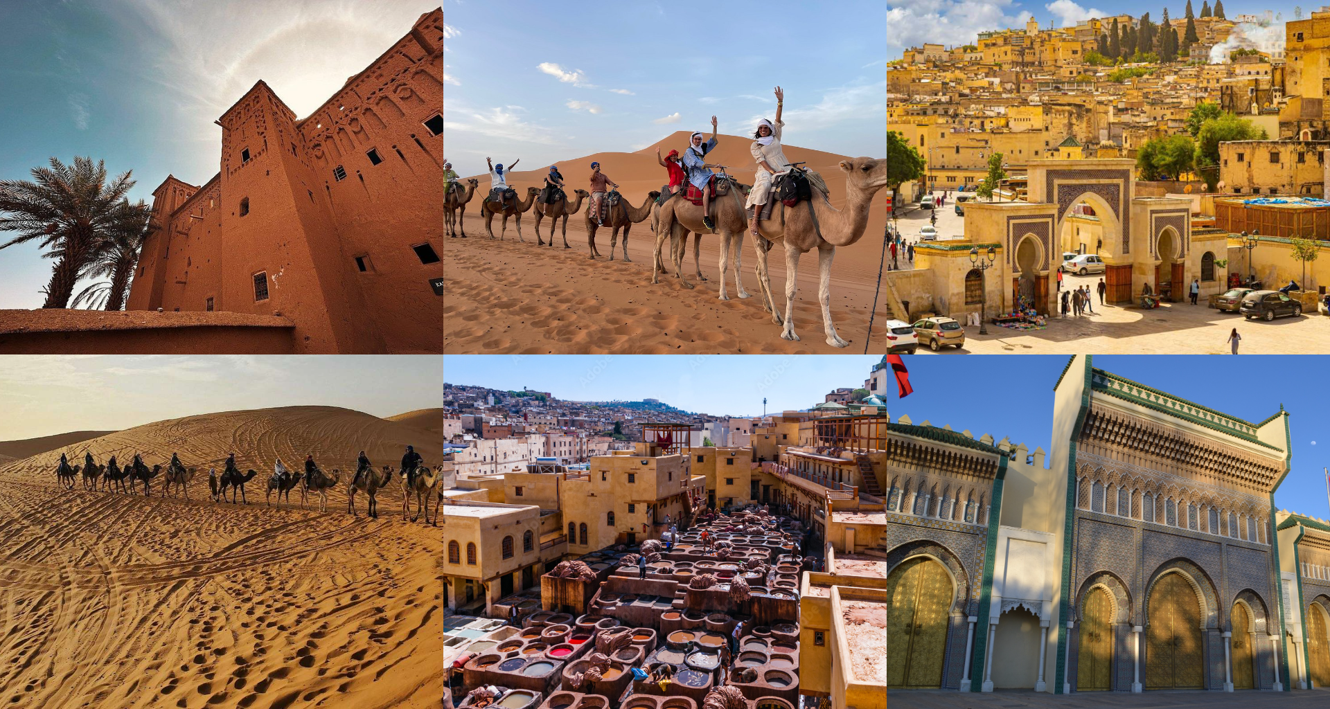 Circuit 5 jours – Marrakech – Désert – Fès